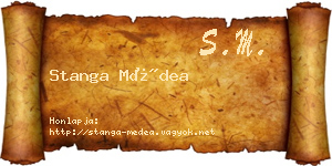Stanga Médea névjegykártya